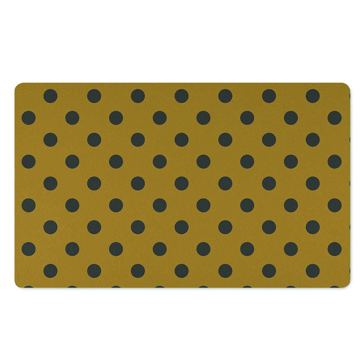 Gold Polka Dot Door Mat-grizzshop