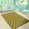 Gold Polka Dot Floor Mat-grizzshop