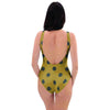 Gold Polka Dot One Piece Swimsuite-grizzshop