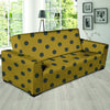 Gold Polka Dot Sofa Cover-grizzshop