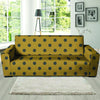 Gold Polka Dot Sofa Cover-grizzshop