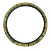 Gold Polka Dot Steering Wheel Cover-grizzshop