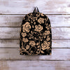 Gold Rose Floral Backpack-grizzshop