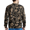 Gold Rose Floral Men's Sweatshirt-grizzshop