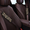 Gold Rose Floral Seat Belt Cover-grizzshop