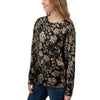 Gold Rose Floral Women's Sweatshirt-grizzshop