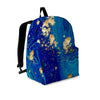 Gold Sapphire Marble Backpack-grizzshop