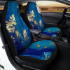 Gold Sapphire Marble Car Seat Covers-grizzshop