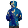 Gold Sapphire Marble Men's Hoodie-grizzshop