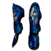 Gold Sapphire Marble Muay Thai Shin Guard-grizzshop