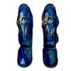 Gold Sapphire Marble Muay Thai Shin Guard-grizzshop