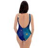 Gold Sapphire Marble One Piece Swimsuite-grizzshop