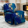 Gold Sapphire Marble Recliner Cover-grizzshop