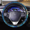 Gold Sapphire Marble Steering Wheel Cover-grizzshop