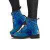 Gold Sapphire Marble Women's Boots-grizzshop