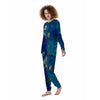 Gold Sapphire Marble Women's Pajamas-grizzshop