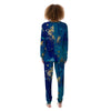 Gold Sapphire Marble Women's Pajamas-grizzshop