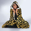 Gold Star Pattern Print Hooded Blanket-grizzshop