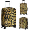 Gold Star Pattern Print Luggage Cover Protector-grizzshop