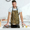 Gold Star Pattern Print Men's Apron-grizzshop