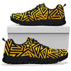 Gold Star Pattern Print Sneaker Shoes For Men Women-grizzshop