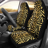 Gold Star Pattern Print Universal Fit Car Seat Covers-grizzshop