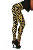 Gold Star Pattern Print Women Leggings-grizzshop