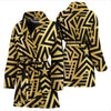 Gold Star Pattern Print Women Long Robe-grizzshop