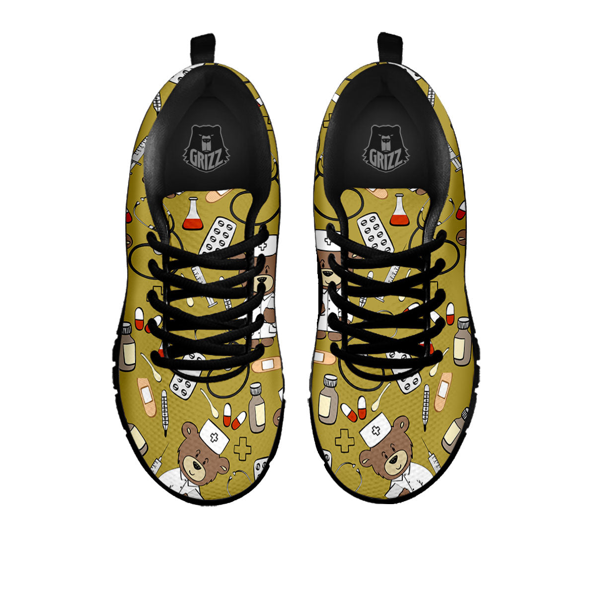 Gold Teddy Bear Nurse - Sneakers-grizzshop