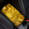 Gold Tie Dye Car Console Cover-grizzshop