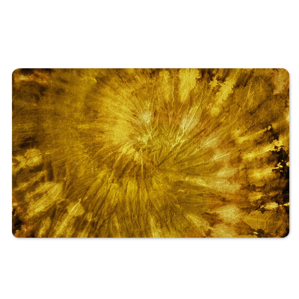 Gold Tie Dye Door Mat-grizzshop