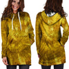 Gold Tie Dye Hoodie Dress-grizzshop