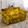 Gold Tie Dye Loveseat Cover-grizzshop