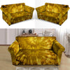 Gold Tie Dye Loveseat Cover-grizzshop