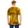 Gold Tie Dye Men T Shirt-grizzshop