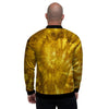 Gold Tie Dye Men's Bomber Jacket-grizzshop