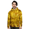 Gold Tie Dye Men's Hoodie-grizzshop