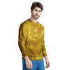 Gold Tie Dye Men's Sweatshirt-grizzshop