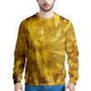 Gold Tie Dye Men's Sweatshirt-grizzshop