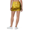 Gold Tie Dye Mini Skirt-grizzshop