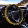 Gold Tie Dye Steering Wheel Cover-grizzshop