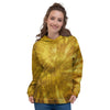 Gold Tie Dye Women's Hoodie-grizzshop