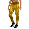 Gold Tie Dye Women's Joggers-grizzshop