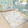 Gold White Marble Floor Mat-grizzshop