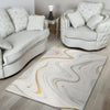 Gold White Marble Floor Mat-grizzshop