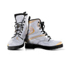 Gold White Marble Men's Boots-grizzshop