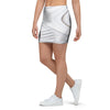 Gold White Marble Mini Skirt-grizzshop