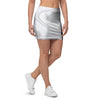 Gold White Marble Mini Skirt-grizzshop