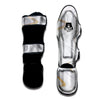 Gold White Marble Muay Thai Shin Guard-grizzshop