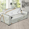 Gold White Marble Sofa Cover-grizzshop